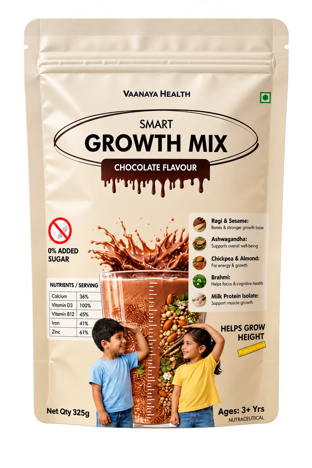 Smart Growth Mix — Chocolate 325g